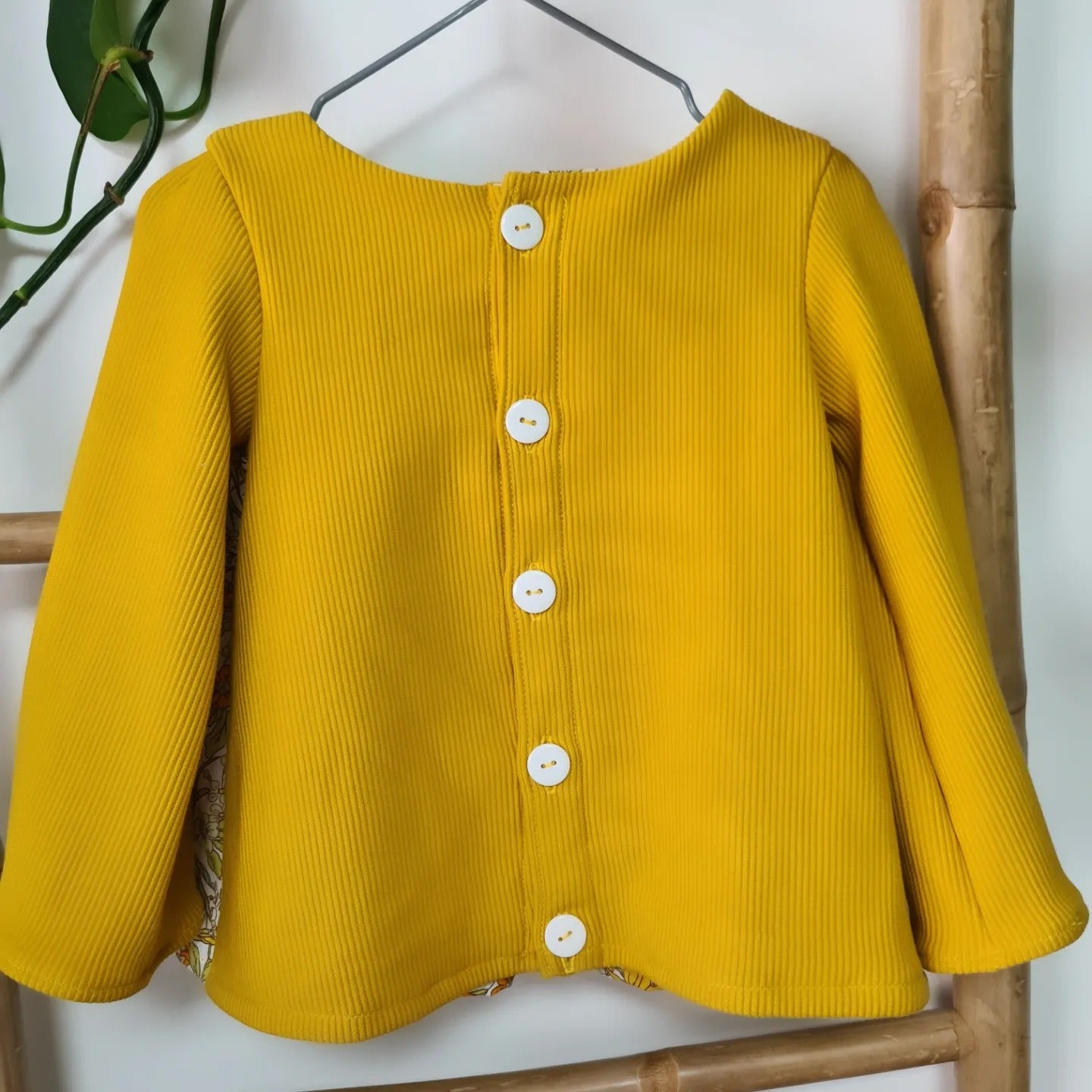 Blouse manches longues Jaune