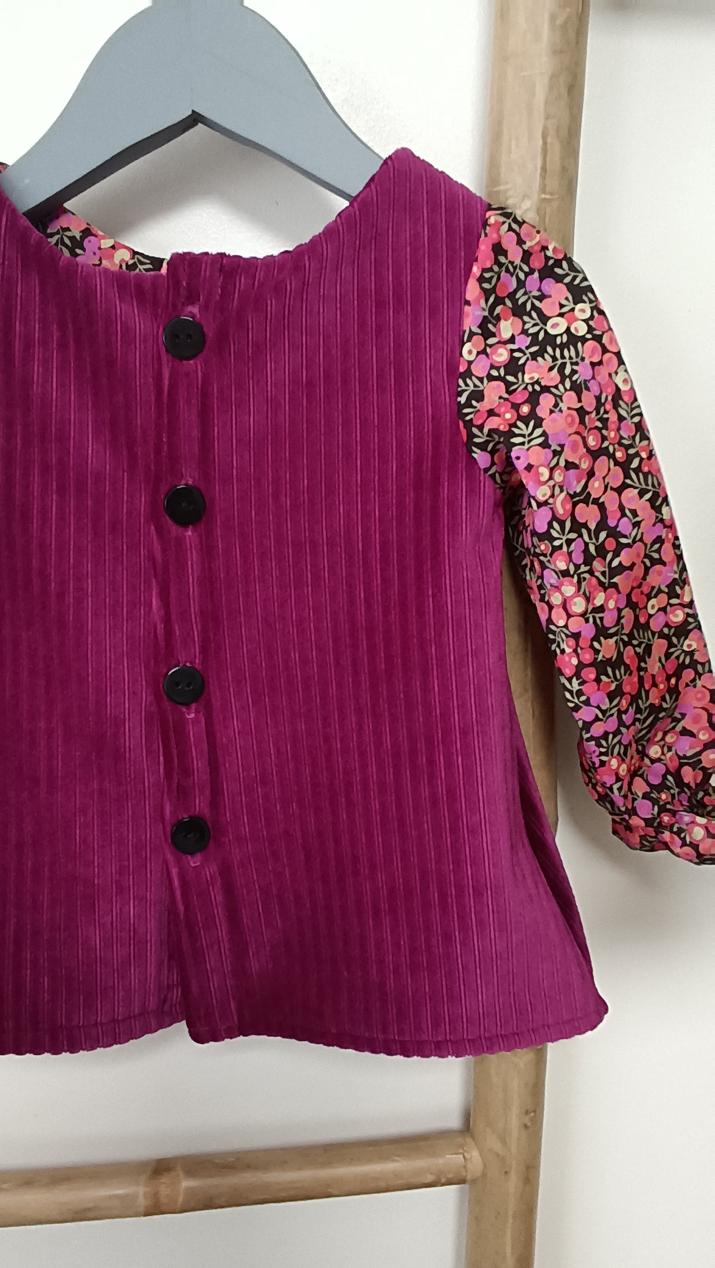 Blouse manches longues 6-12mois