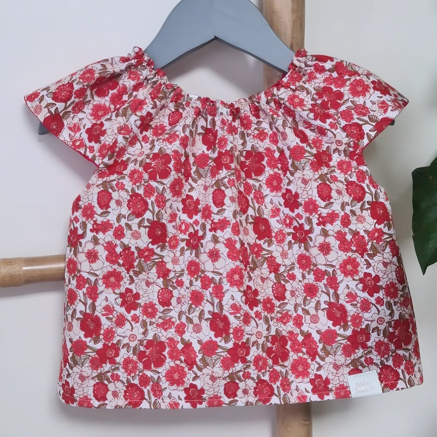 Blouse manches courte 9-12mois