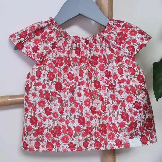 Blouse manches courte 9-12mois