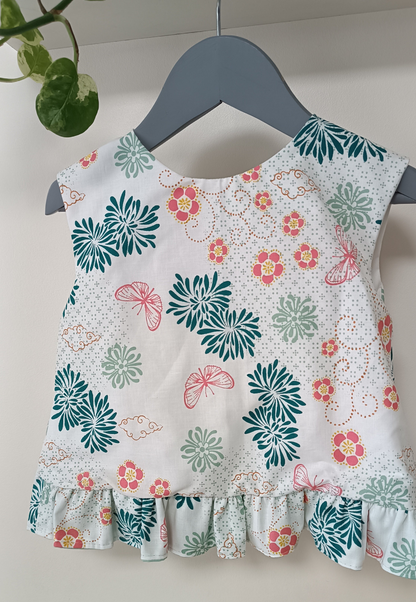 Blouse croisée & short 12-18 mois