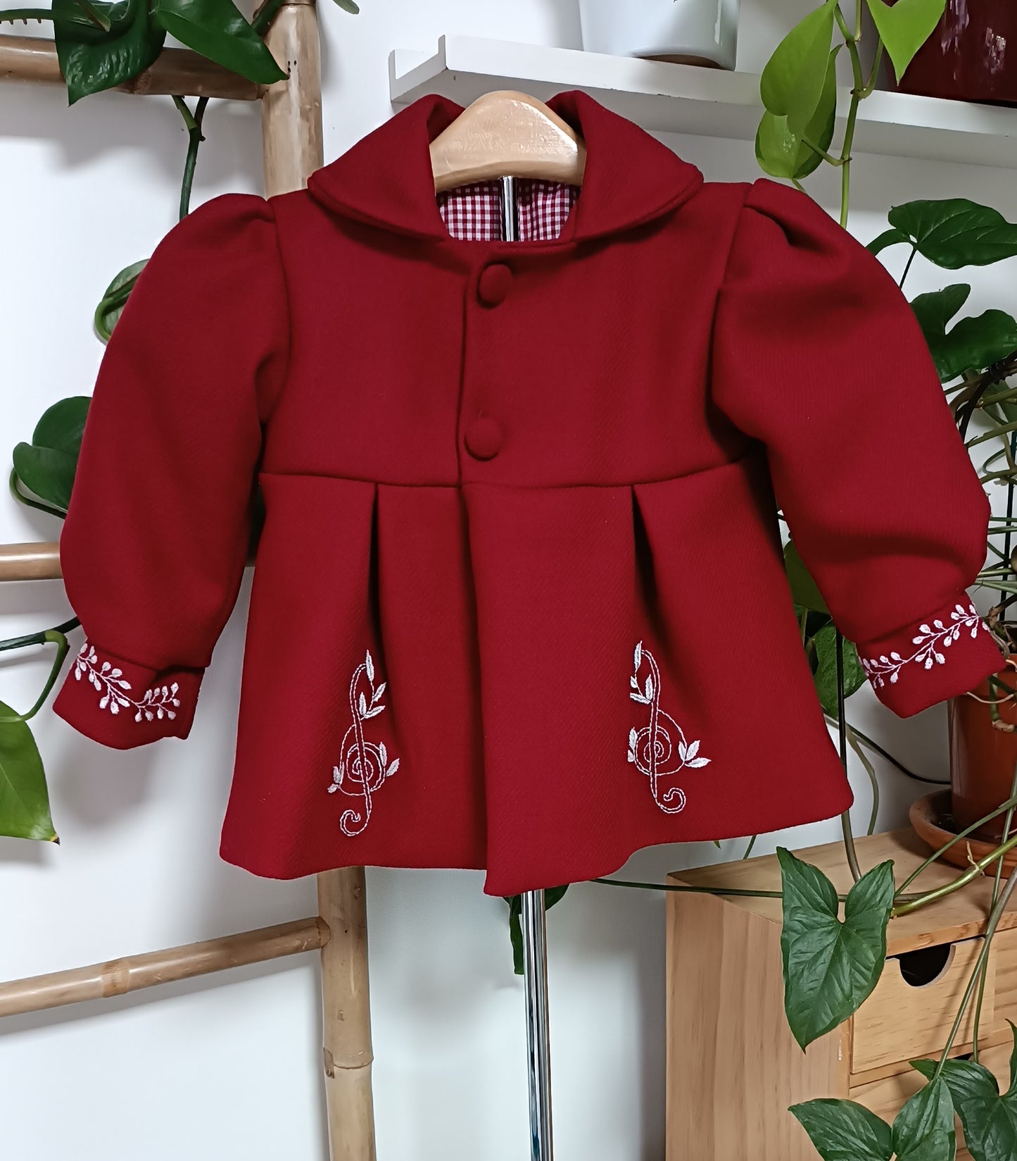 Manteau Bordeaux